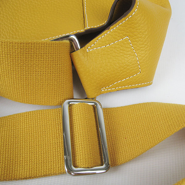 Knockoff Hermes Good News H Women Shoulder Bag Yellow H2801 - Click Image to Close
